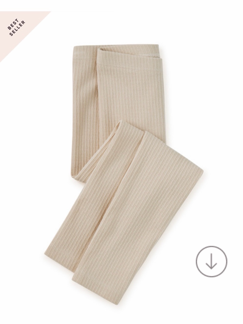NWOT tea pointelle  cotton leggings cream white
